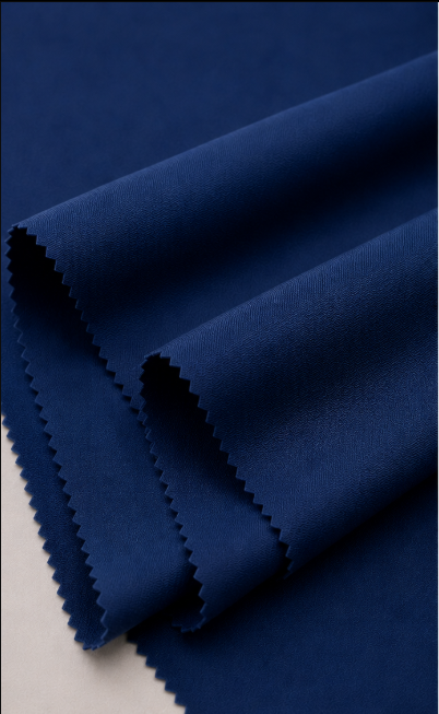 Sapphire Blue Poly-Viscose